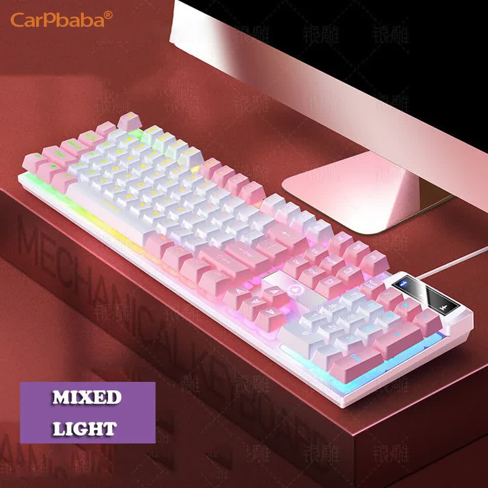 Gaming Keyboard Brand - Carpbaba K500 104 Key USB Wired