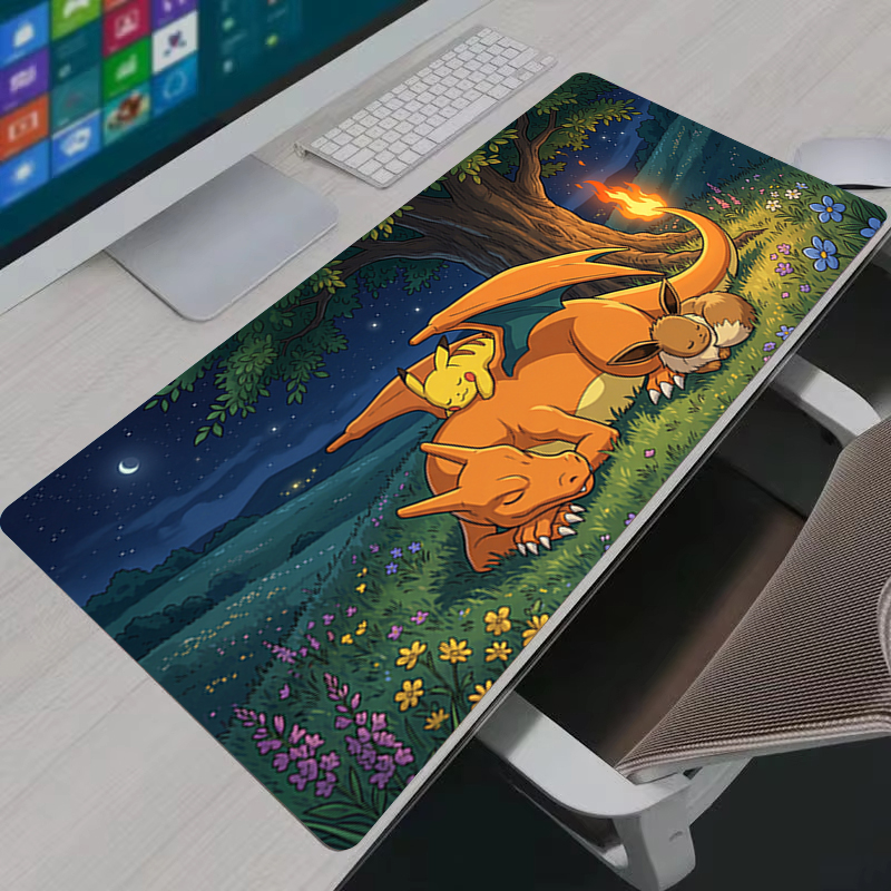 Gaming Keyboard Esports - Mouse Pad Anime PC Gamer Cabinet