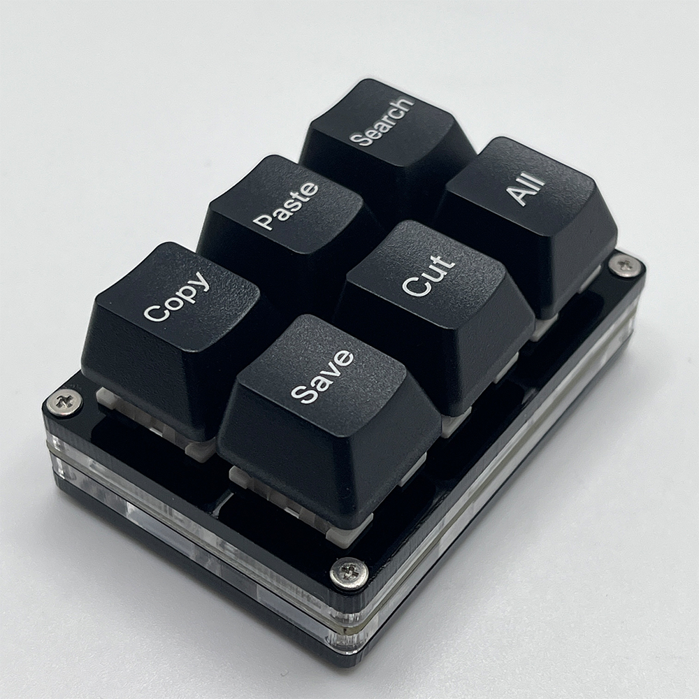 6Keys Copy Paste Search Save C - Gaming Keyboard 1 Hand recension och pris