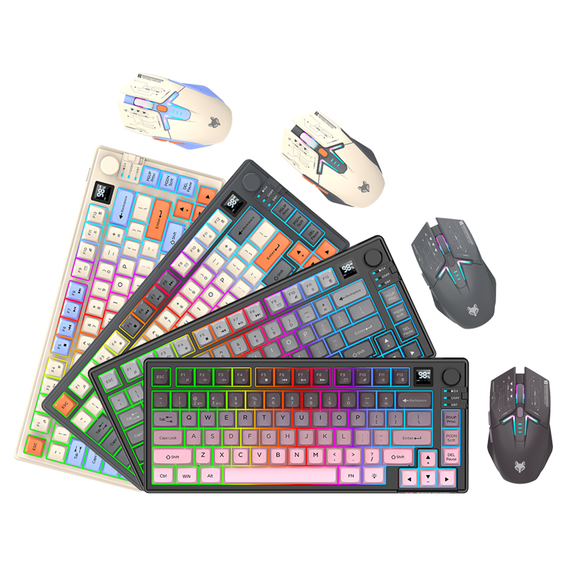 New Dual-Mode 80 Keys Wireless - Gaming Keyboard Ergonomic recension och pris