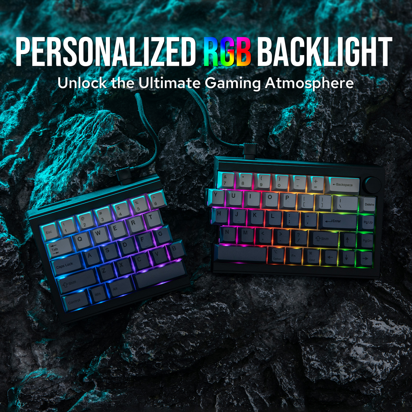EPOMAKER Split65 60% Layout TO - Gaming Keyboard 1 Hand recension och pris