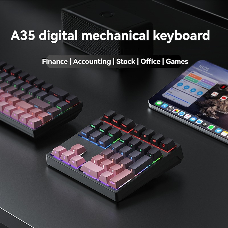 A35 Numeric Keyboard Wired Sin - Gaming Keyboard 1 Hand recension och pris
