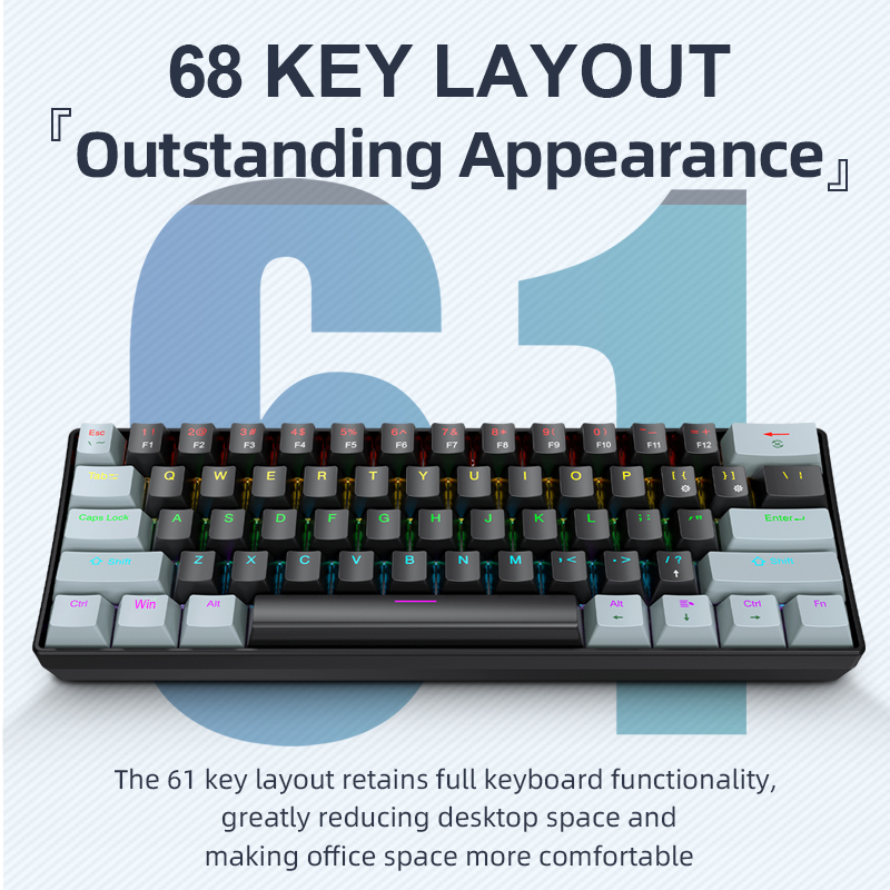 APAYADO K61 Mini Mechanical Ke - Gaming Keyboard Hall Effect recension och pris