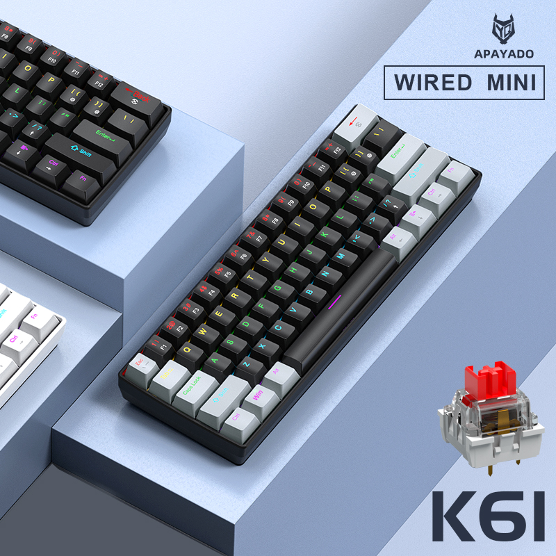 APAYADO K61 Mini Mechanical Ke - Gaming Keyboard Hall Effect recension och pris