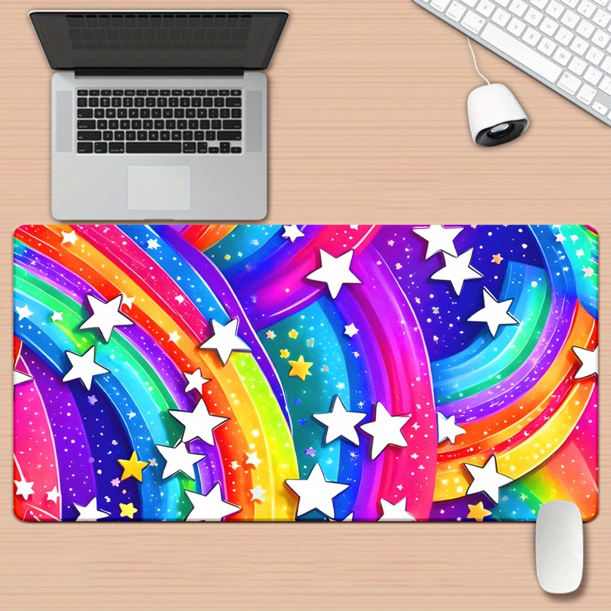 Brand HD Printed Desk Pad Rain - Gaming Keyboard Brand recension och pris