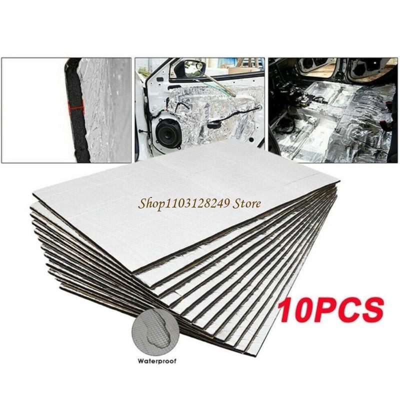 10Pcs Car Soundproofing Foam M - Foam Dampener Sheet recension och pris