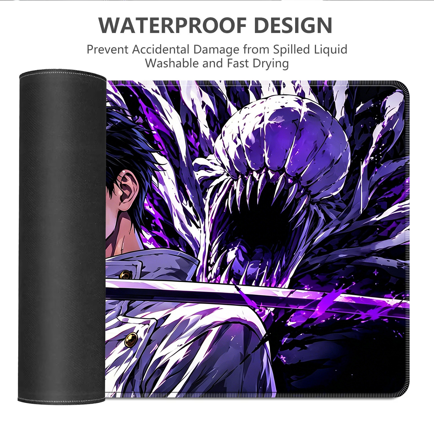 HD Anime Purple Mouse Pads Yut - Gaming Keyboard En Mouse recension och pris