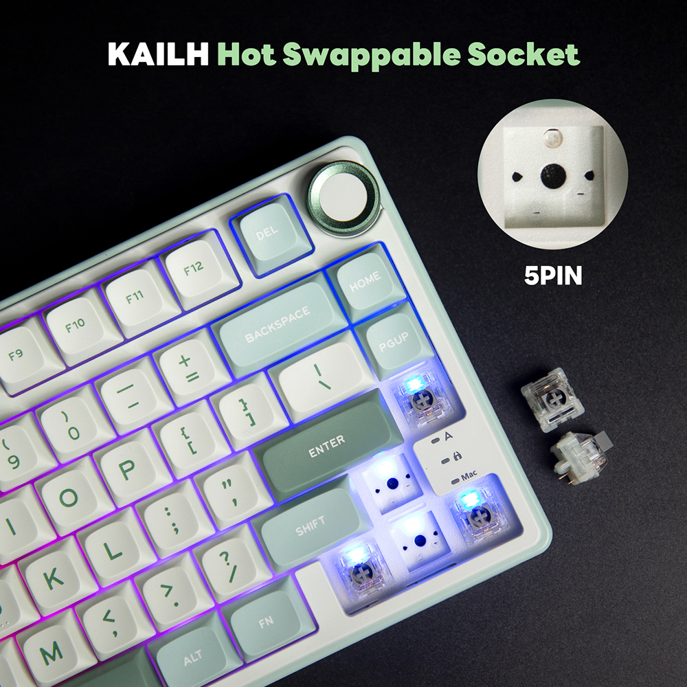 RK Royal Kludge R75 Gasket Wir - Gaming Keyboard Brand recension och pris
