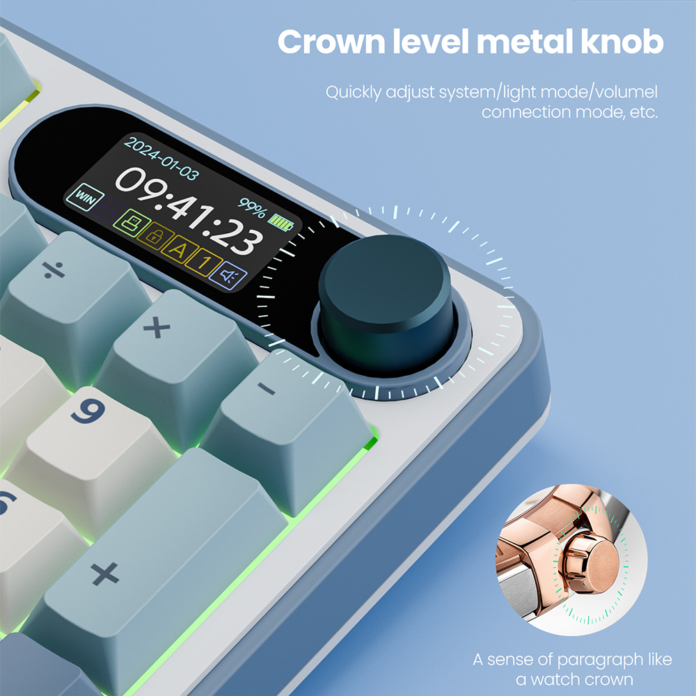 RK ROYAL KLUDGE S98 Mechanical - Gaming Keyboard Brand recension och pris