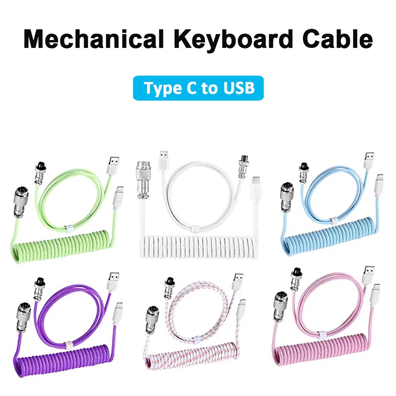 Mechanical Keyboard Coiled Cab - Gaming Keyboard Types recension och pris