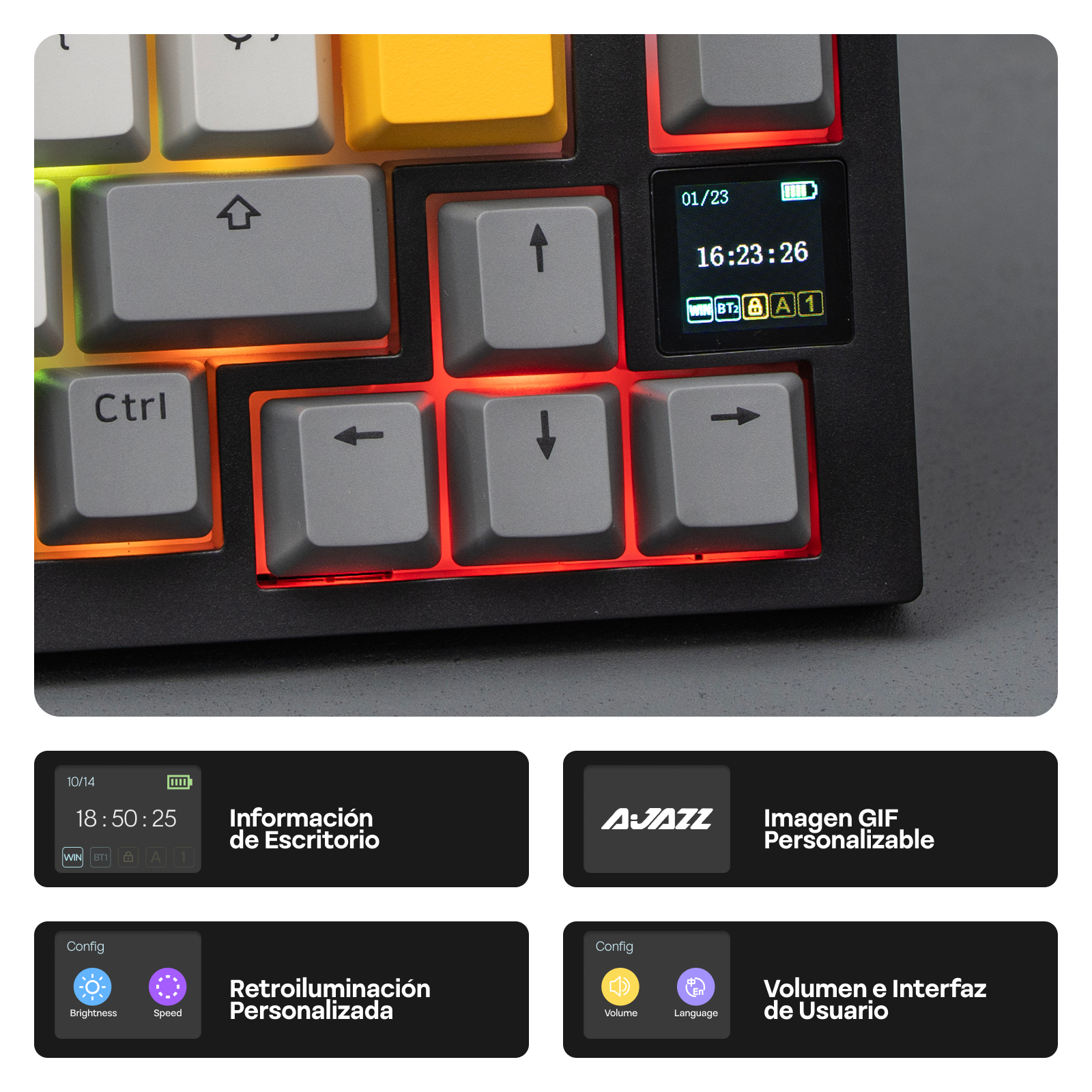 ISO-ES Layout EPOMAKER X AJAZZ - Gaming Keyboard Hall Effect recension och pris