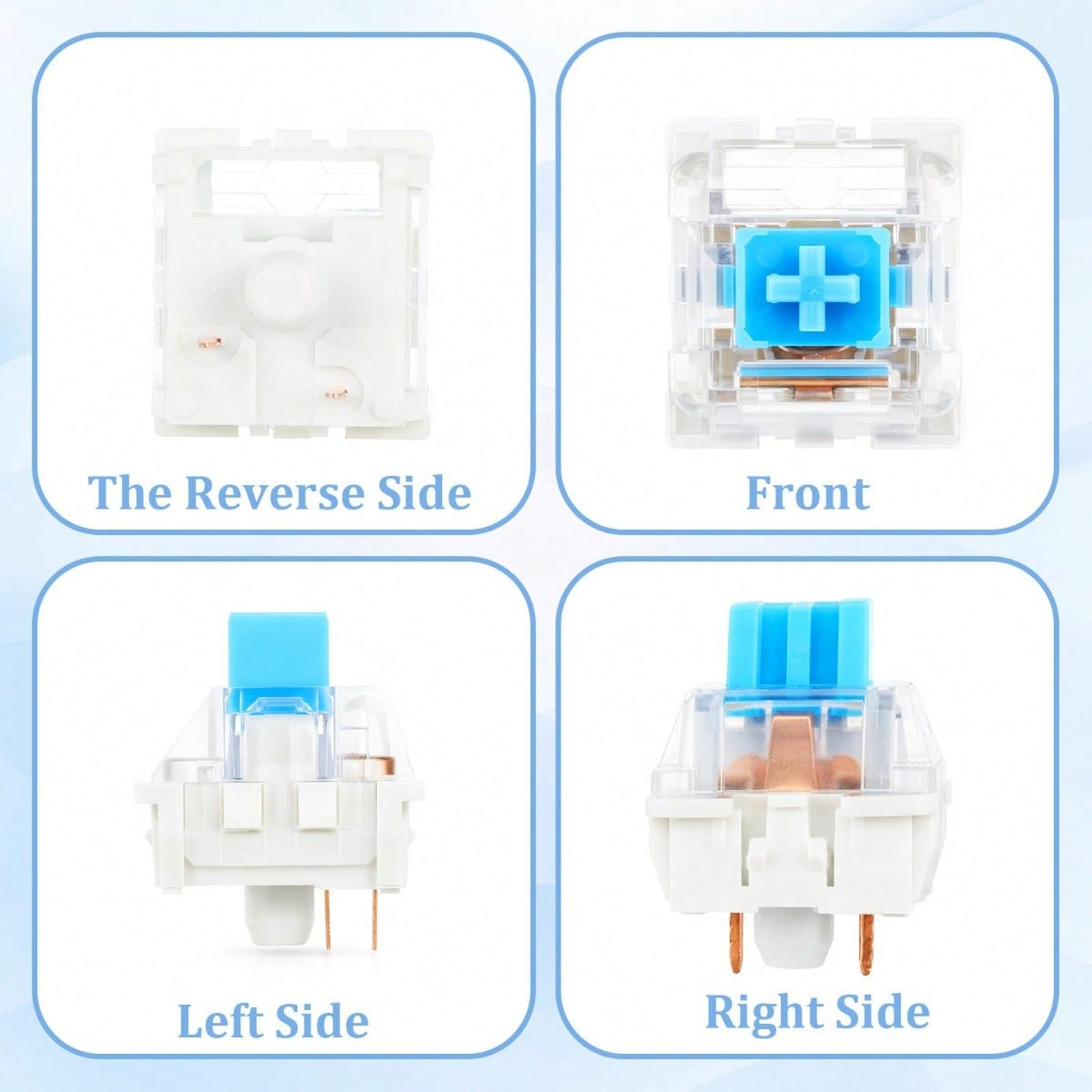 100 Practical Blue Switches, H - Gaming Keyboard Types recension och pris