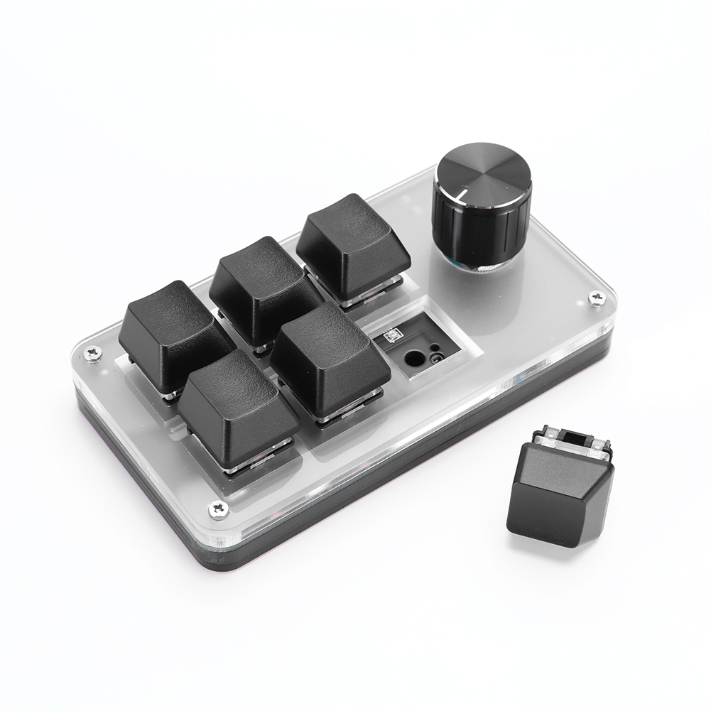 6 Key 1 Knob One Handed Mechan - Gaming Keyboard 1 Hand recension och pris