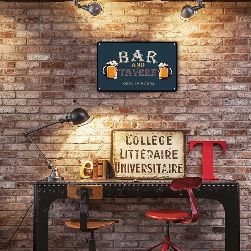 Metal Tin Poster Beer Metal Si - Brass Weight Plate recension och pris