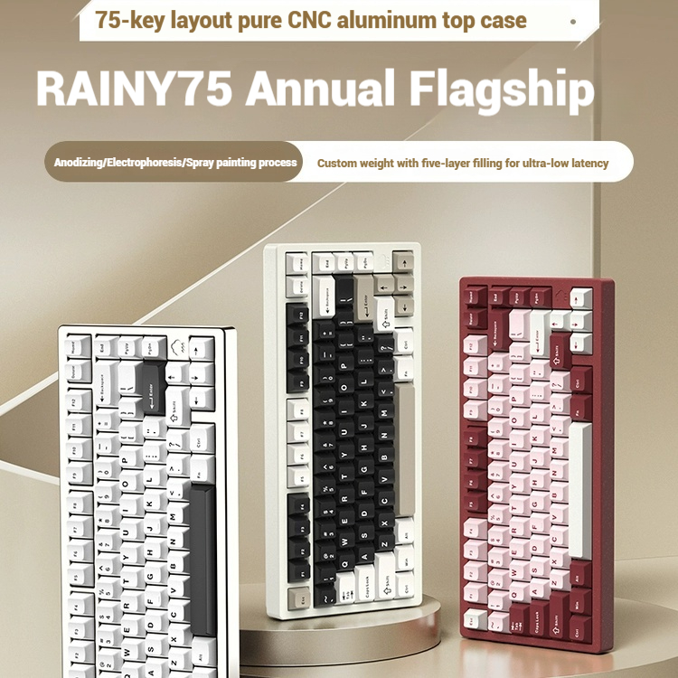 Wireless Bluetooth RAINY75 Cus - Gaming Keyboard Esports recension och pris