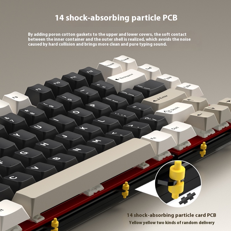 Wireless Bluetooth RAINY75 Cus - Gaming Keyboard Esports recension och pris