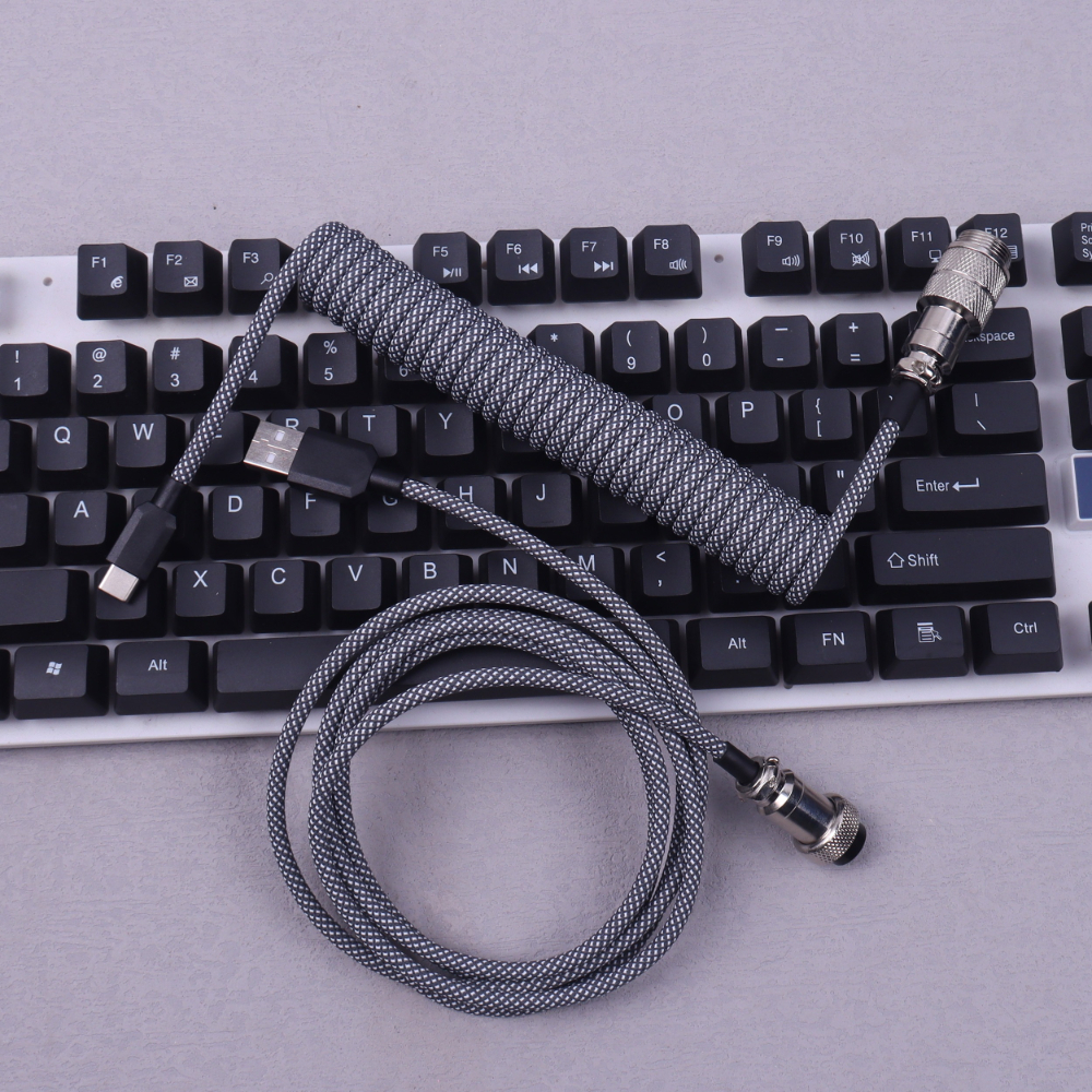 Coiled Cable Keyboard USB Type - Gaming Keyboard Types recension och pris
