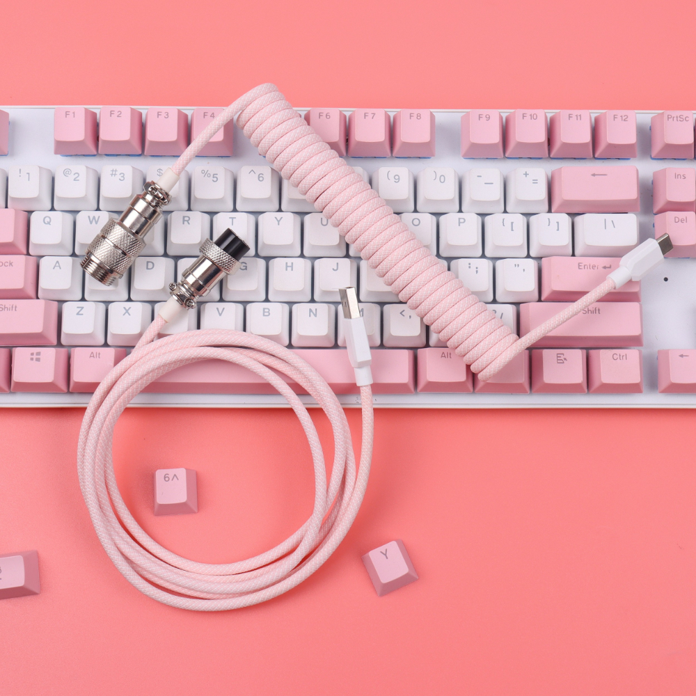 Coiled Cable Keyboard USB Type - Gaming Keyboard Types recension och pris