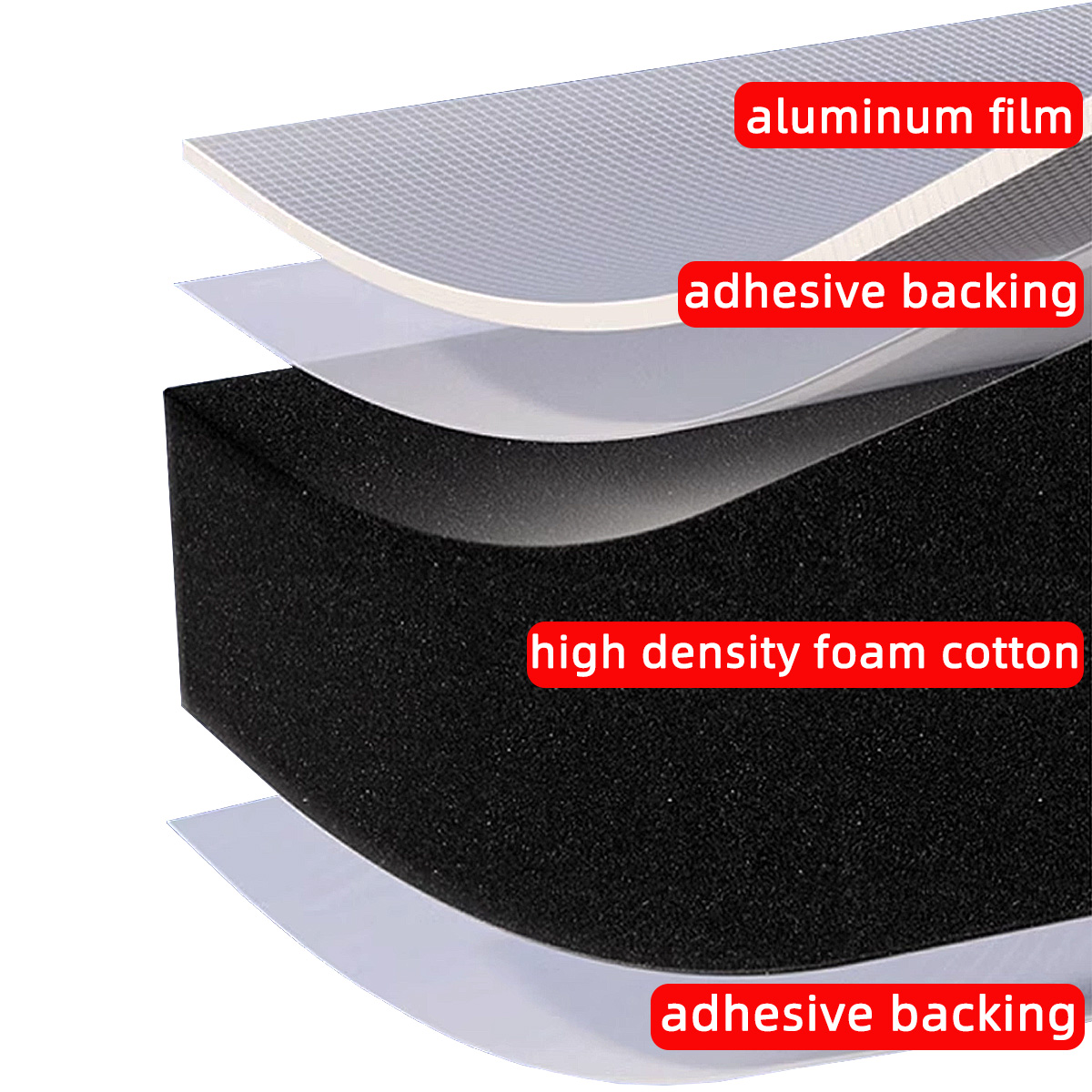 PINMOAP Car Sound Deadening Ma - Foam Dampener Sheet recension och pris