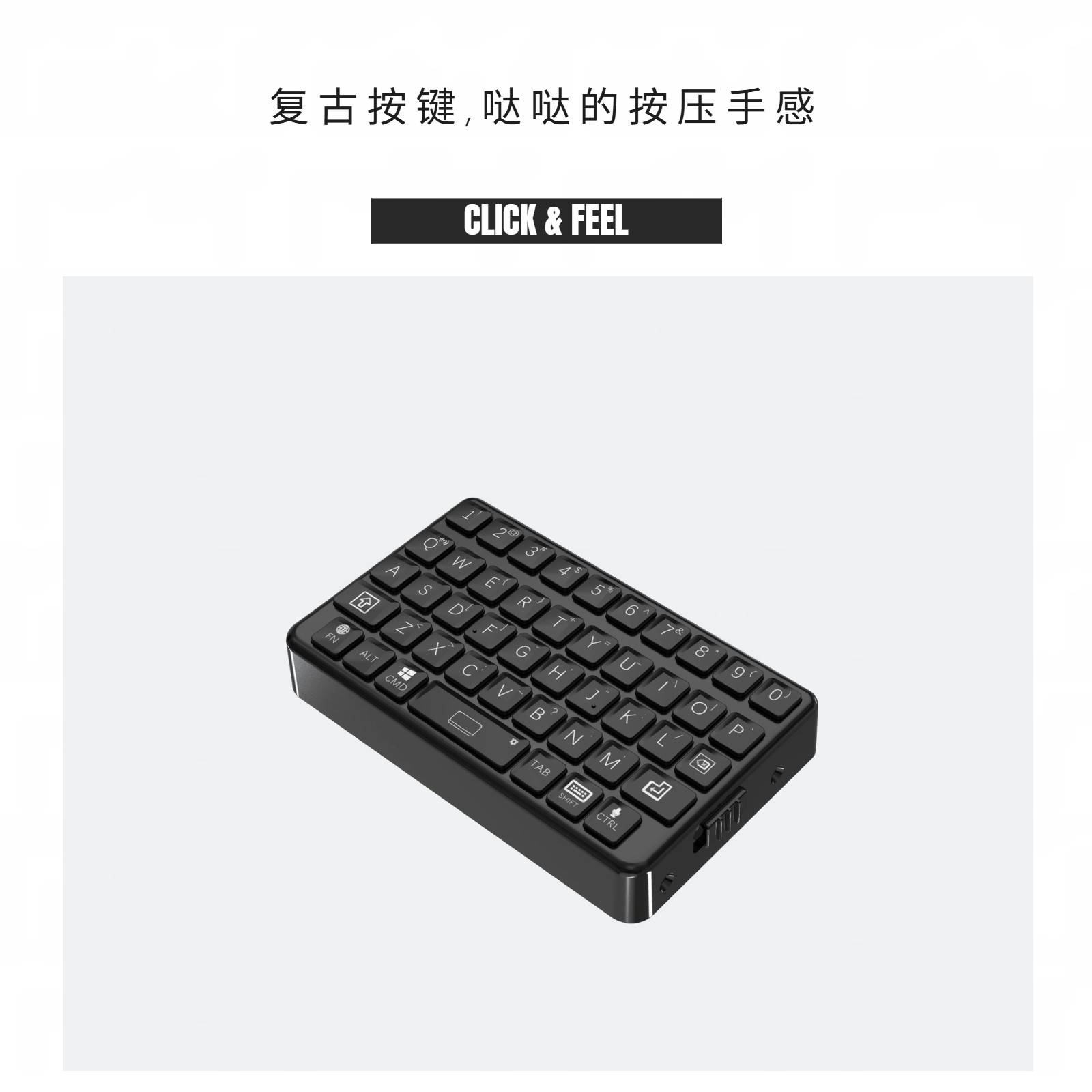 EXknight Retro Mini Keyboard B - Gaming Keyboard Brand recension och pris