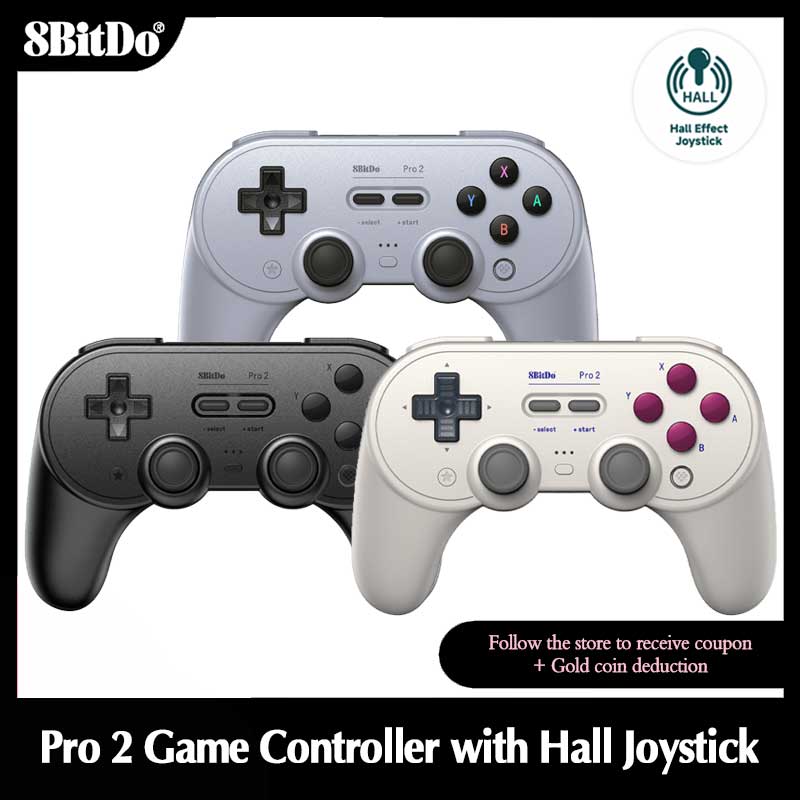 8Bitdo Pro2 Bluetooth Game Con - Gaming Keyboard Hall Effect recension och pris