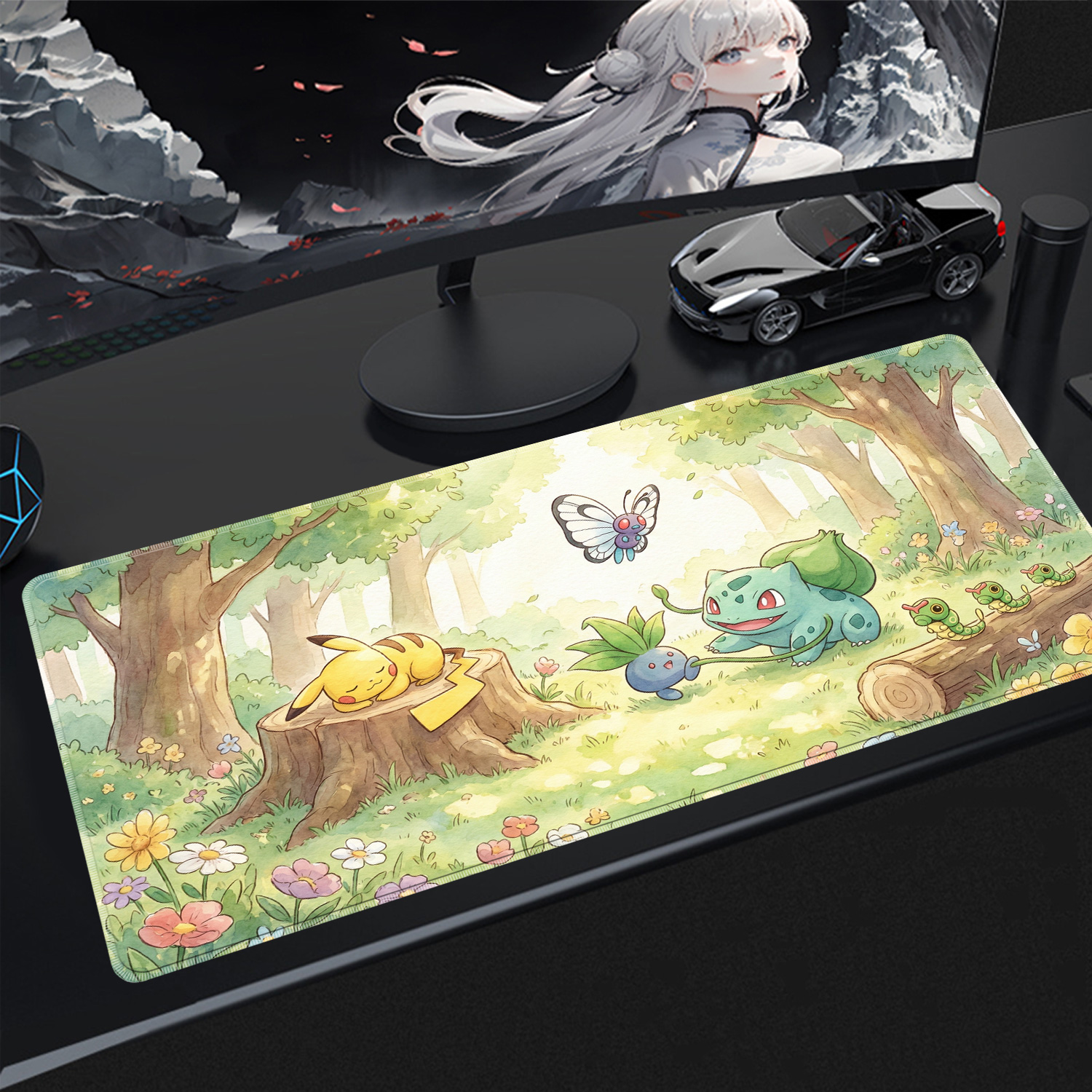 Kawaii Mouse Pad Gaming PC Acc - Gaming Keyboard En Mouse recension och pris