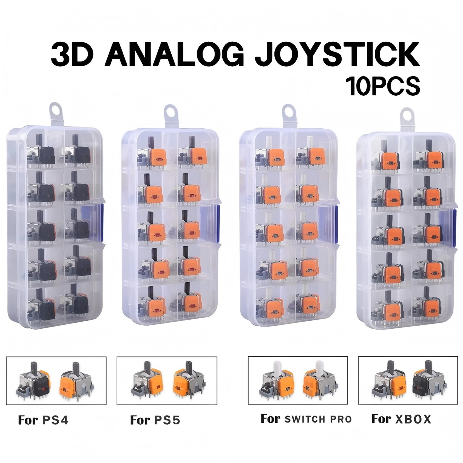 10Pcs 3D Hall Effect Joystick  - Gaming Keyboard Hall Effect recension och pris