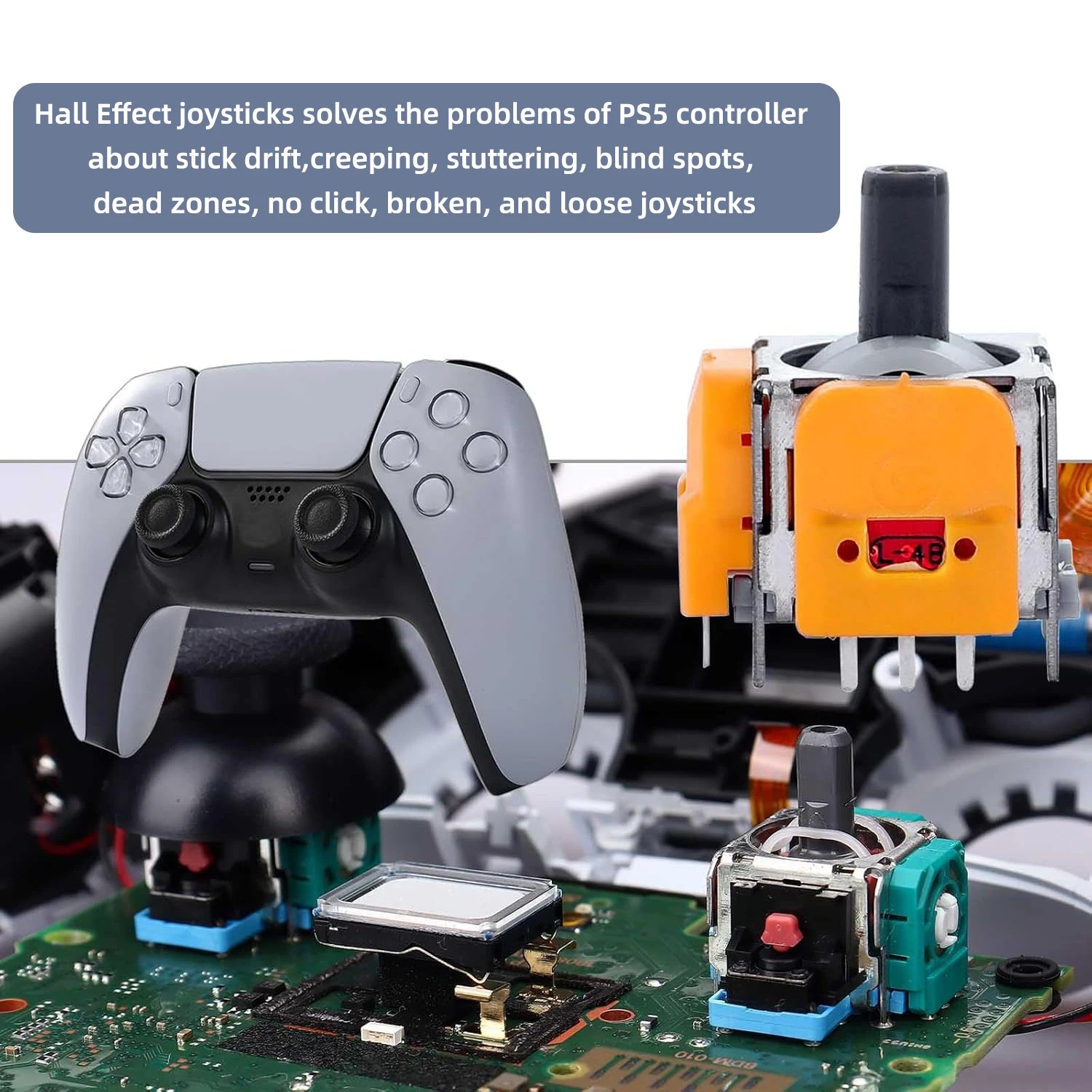 10Pcs 3D Hall Effect Joystick  - Gaming Keyboard Hall Effect recension och pris