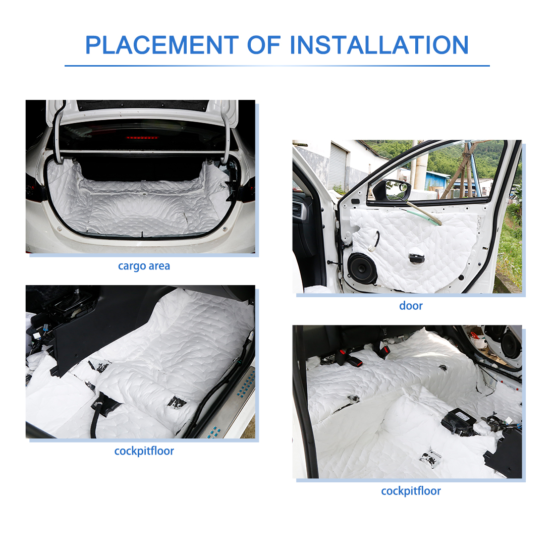 Uxcell 50x80cm Car Audio Stere - Foam Dampener Sheet recension och pris