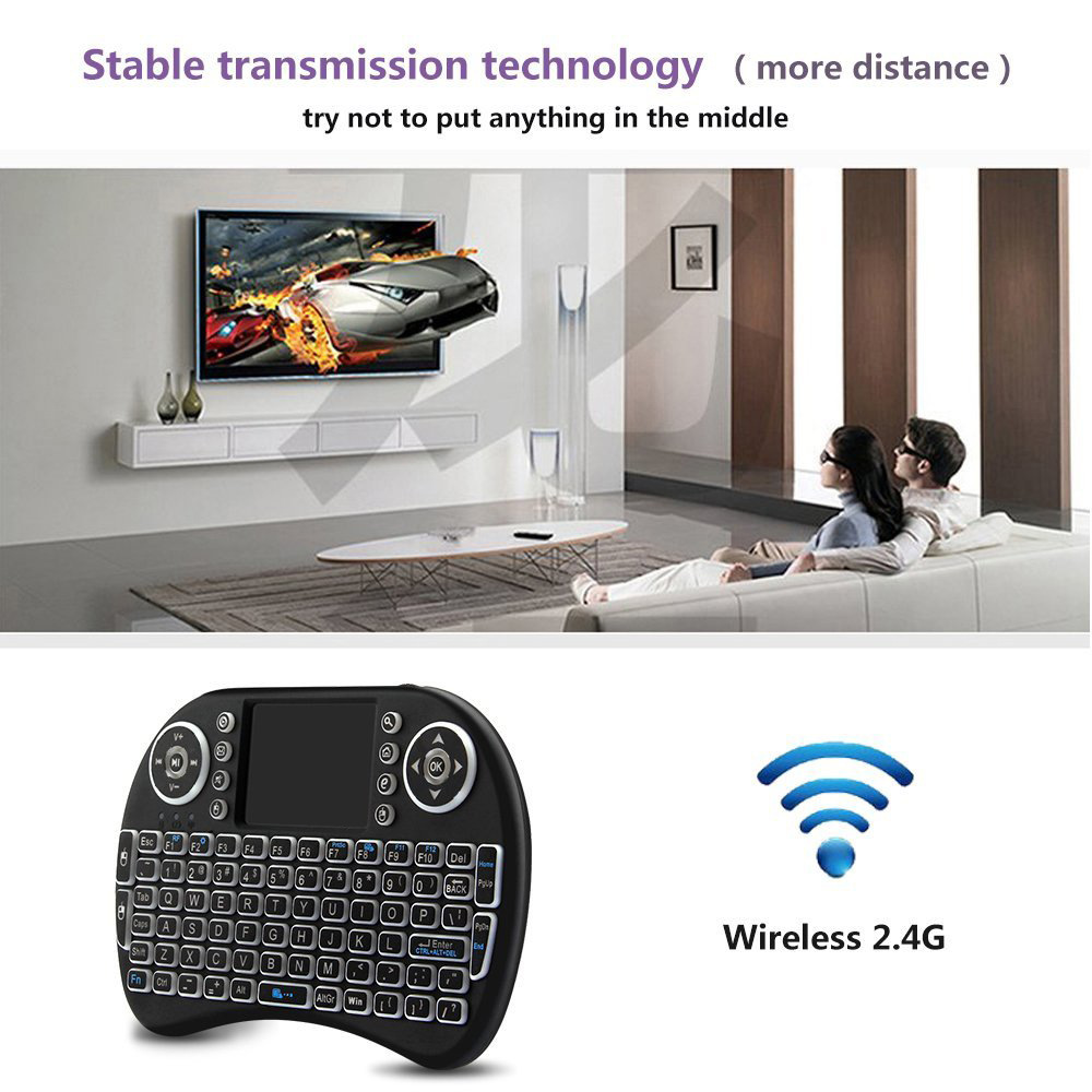 Backlit Mini Wireless Keyboard - Gaming Keyboard Brand recension och pris